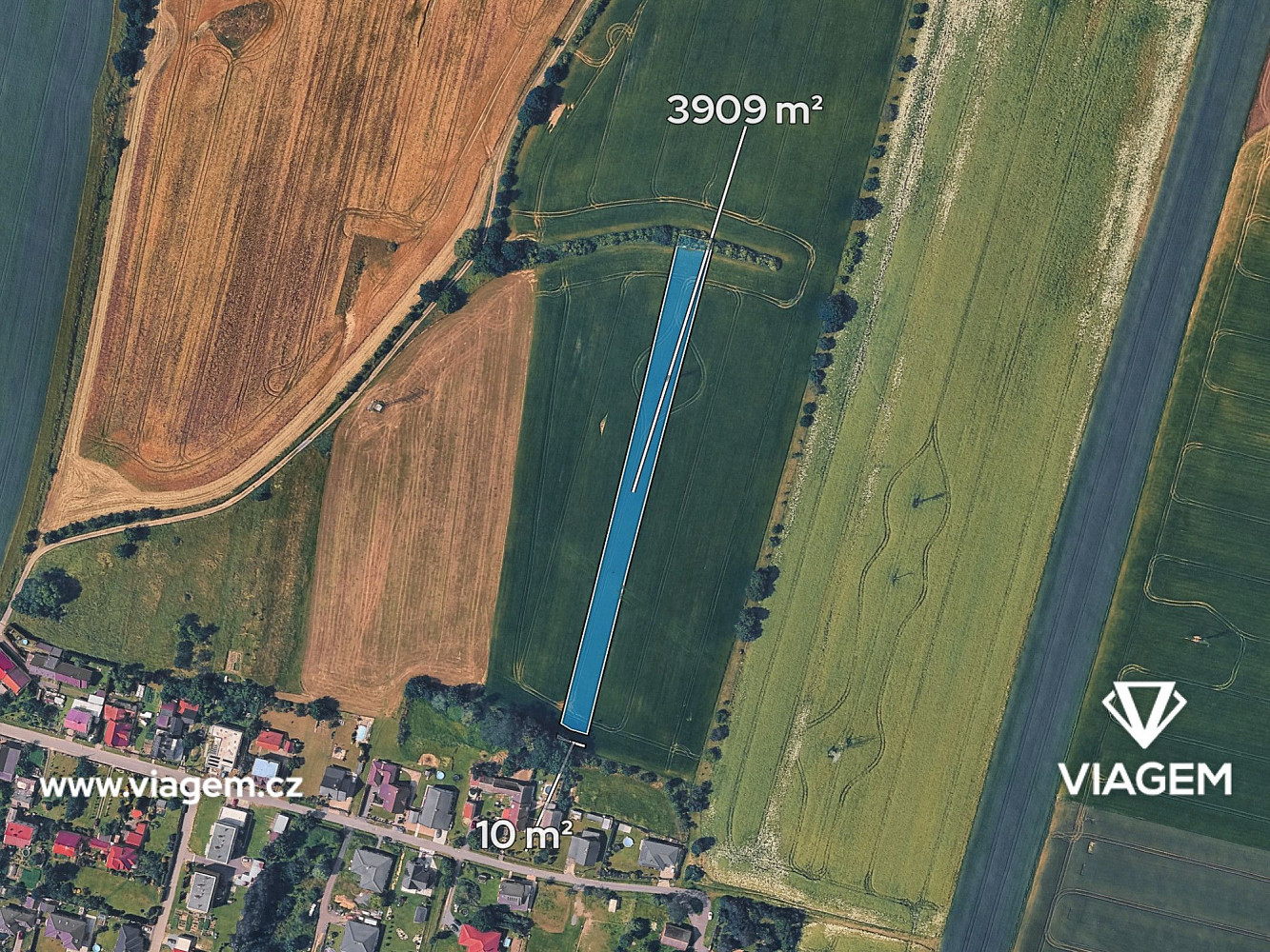 Pole 3 919 m², Podíl 17 % o výměře 653 m² – pohled 2