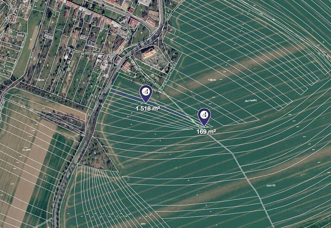 Prodej pole 3 349 m² – fotografie 2