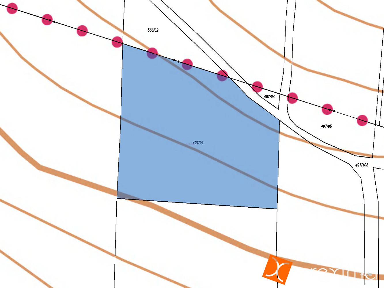 Prodej pole 1 487 m² – fotografie 3