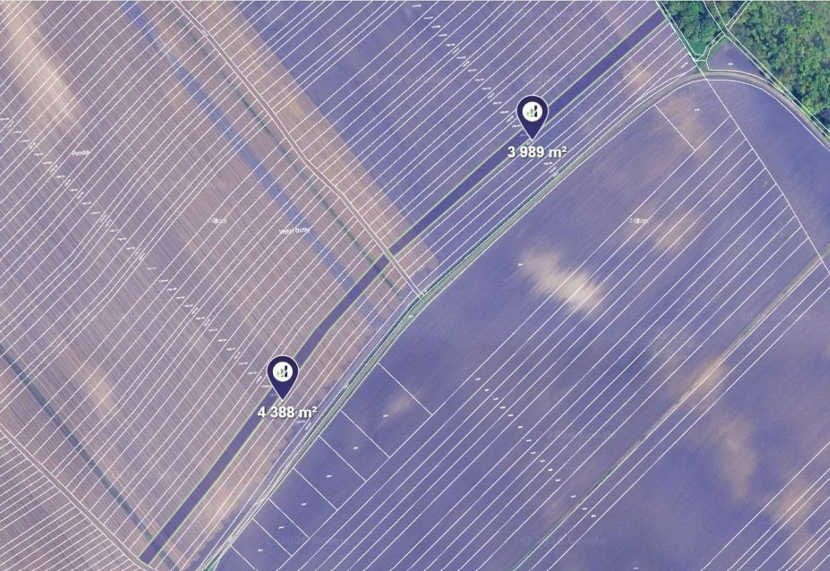 Prodej pole 8 377 m²