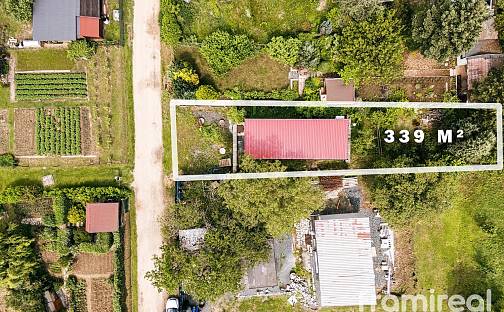 Prodej zahrady 339 m², Hrušovany u Brna, okres Brno-venkov
