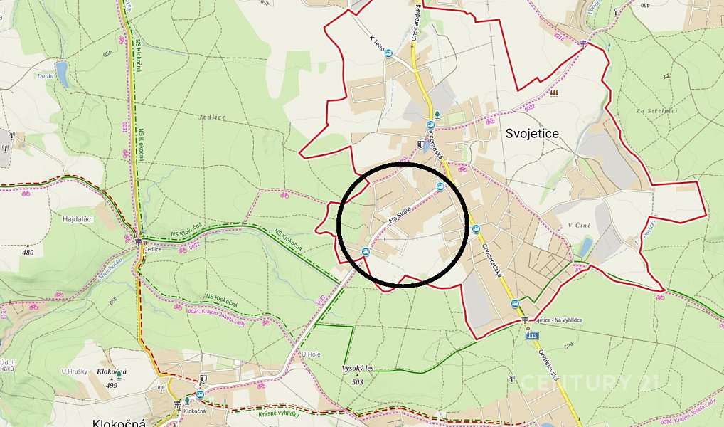 Prodej stavebního pozemku 850 m², Svojetice – náhled fotky 13