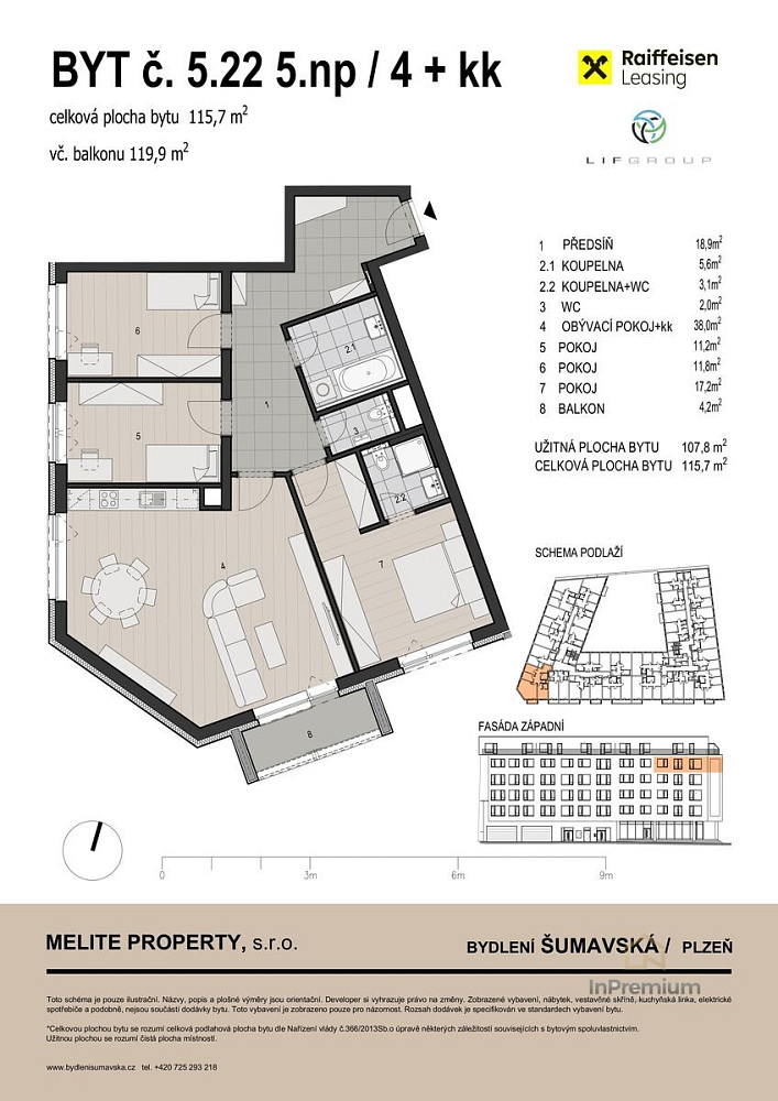Prodej bytu 4+kk 116 m² – fotografie 5
