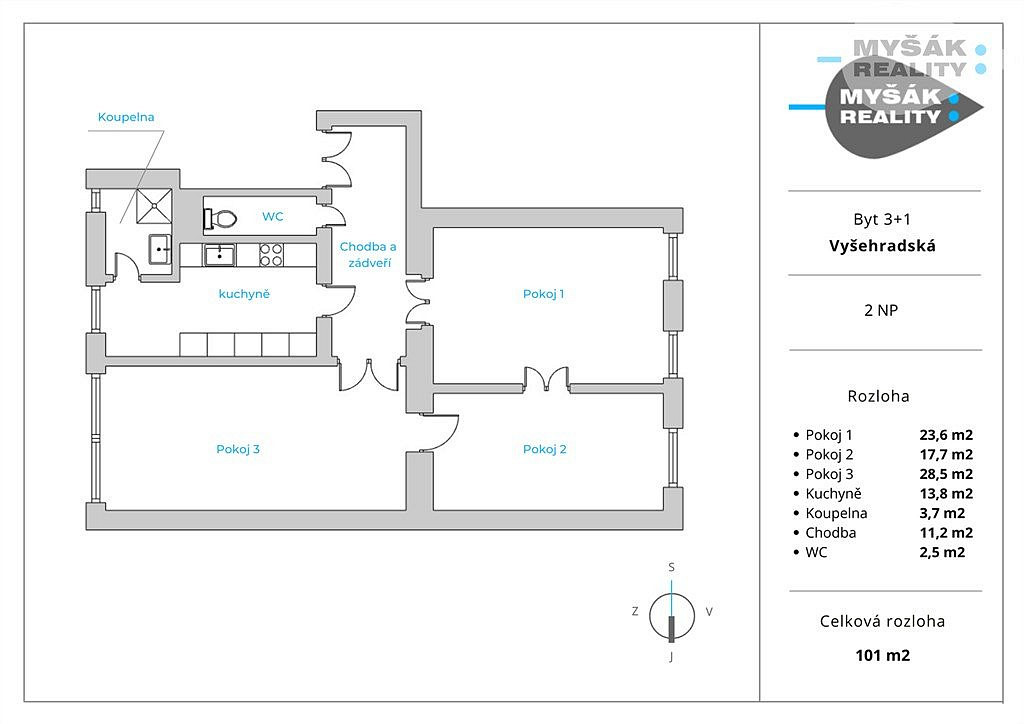 Prodej bytu 3+1 102 m² – fotografie 5