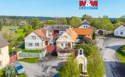 Prodej domu 80 m² s pozemkem 764 m², Bečice, okres Tábor