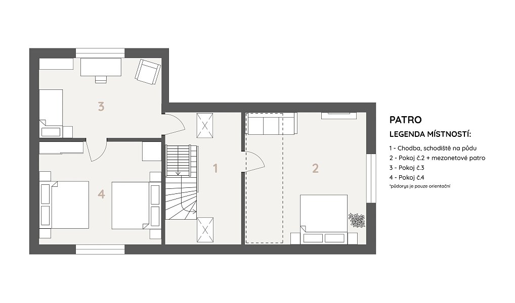 Prodej domu 190 m² s pozemkem 2 122 m², Kunratice – náhled fotky 23