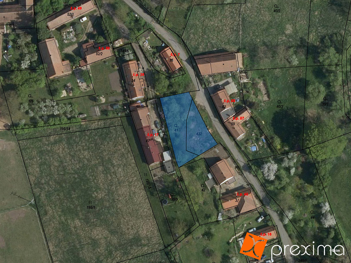 Prodej stavebního pozemku 624 m²