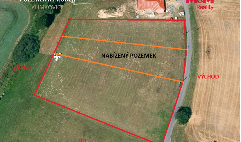 Prodej stavebního pozemku 2 000 m², Klimkovice – náhled fotky 9
