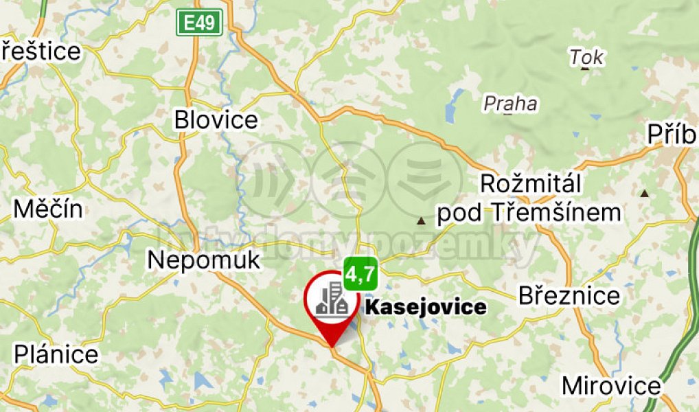 Prodej stavebního pozemku 1 234 m², Kasejovice – náhled fotky 14
