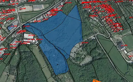 Prodej stavebního pozemku 5 674 m², Luhačovice, okres Zlín