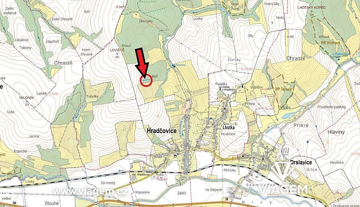 Prodej pole 1 199 m² – fotografie 3