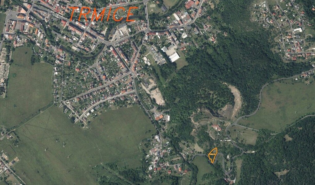 Prodej zahrady 1 700 m², Trmice – náhled fotky 6