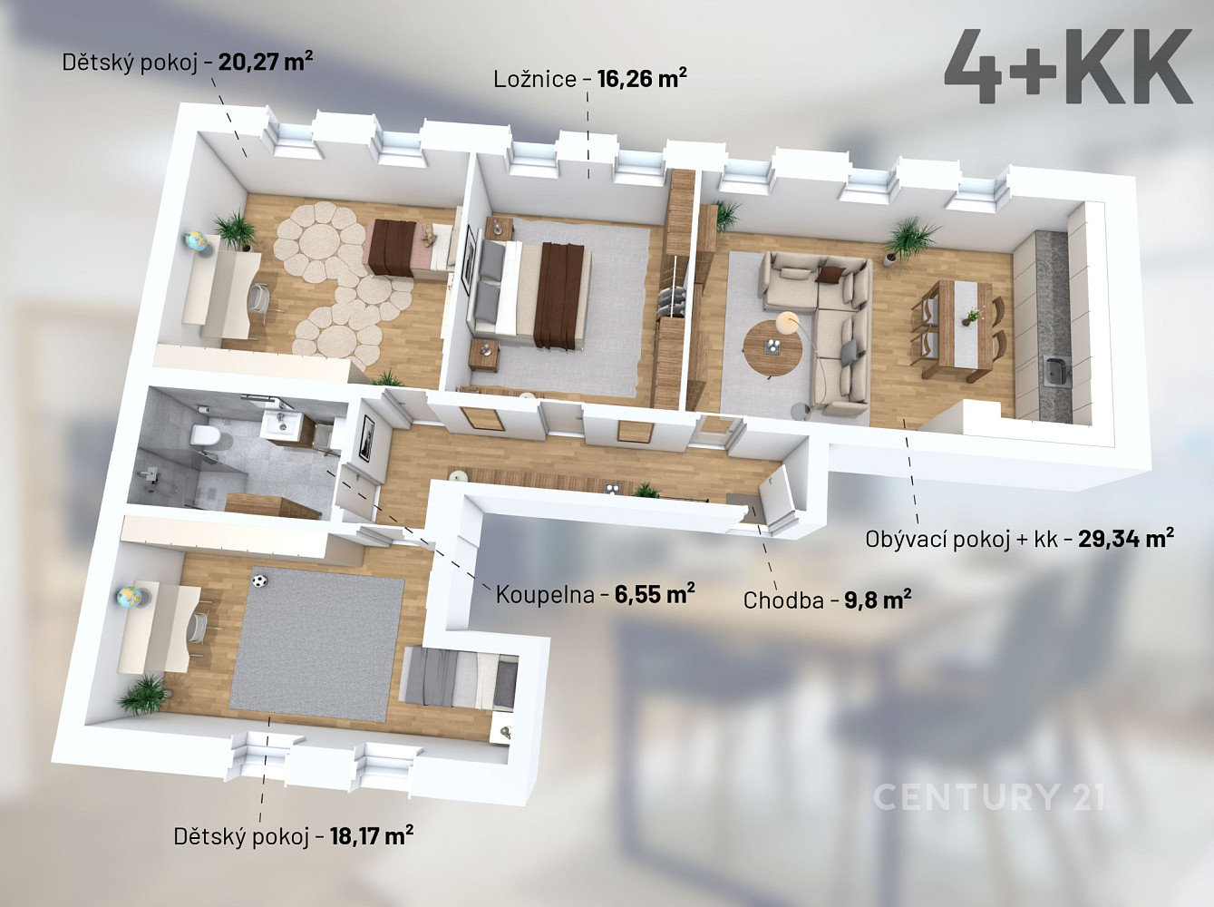 Prodej bytu 4+kk 100 m² – fotografie 4