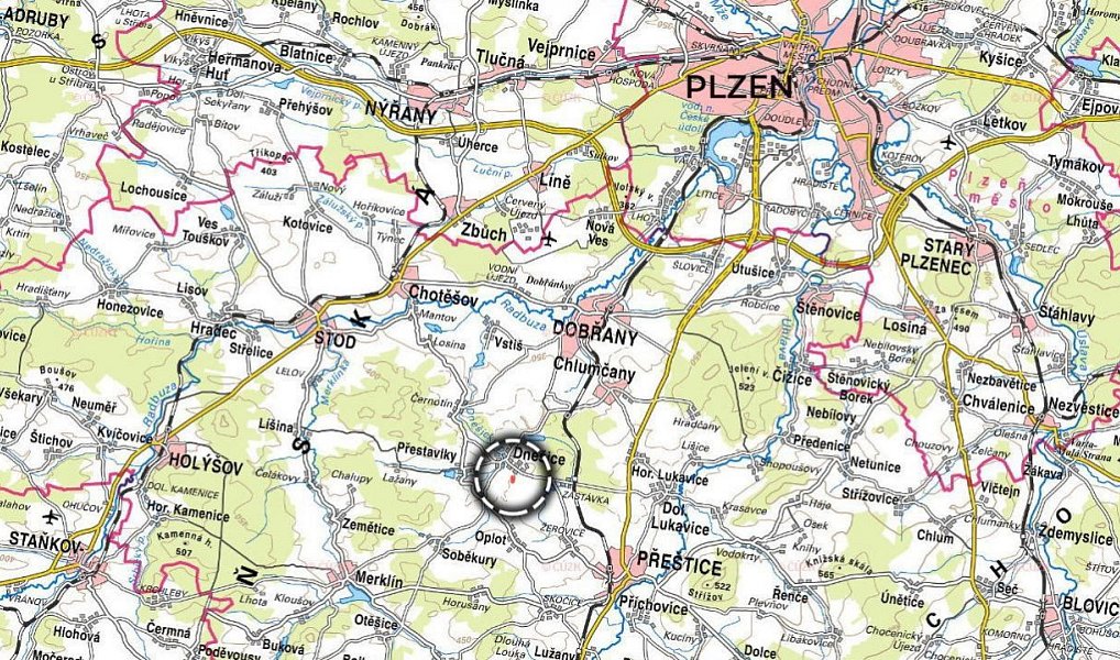 Prodej pole 3 831 m², Dnešice – náhled fotky 3