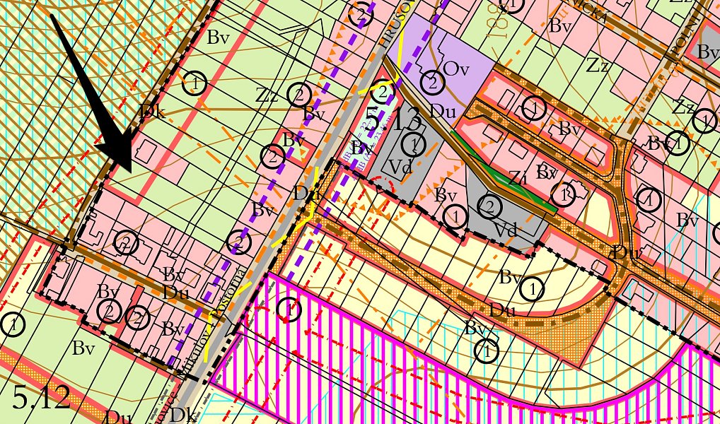 Prodej stavebního pozemku 1 435 m², Drnholec – náhled fotky 3