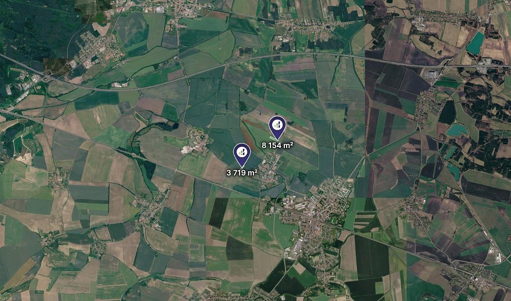 Prodej pole 989 m², Pečky – náhled fotky 3