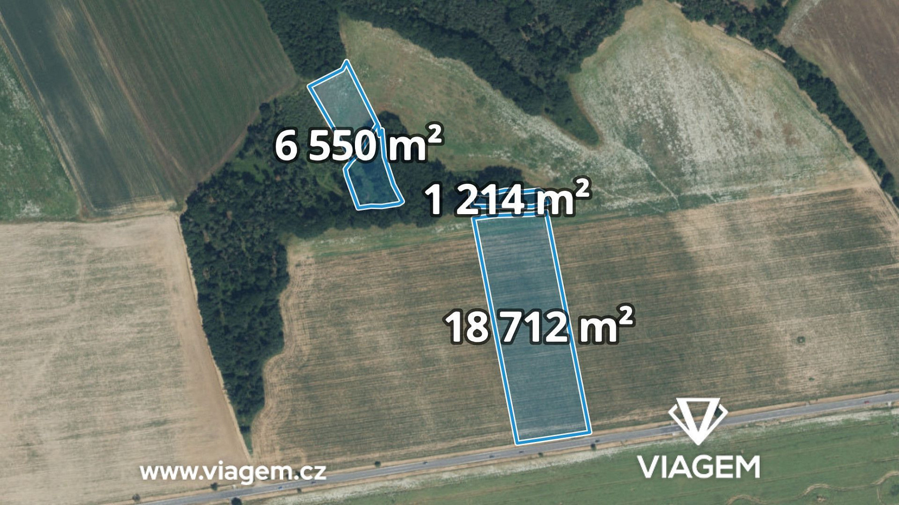 Prodej pole 2 206 m²