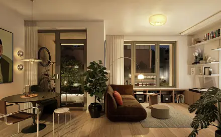 Prodej bytu 1+kk 38 m², K Žižkovu, Praha 9 - Vysočany