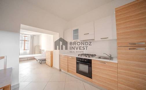 Pronájem bytu 1+1 35 m², Na Valentince, Praha 5 - Smíchov
