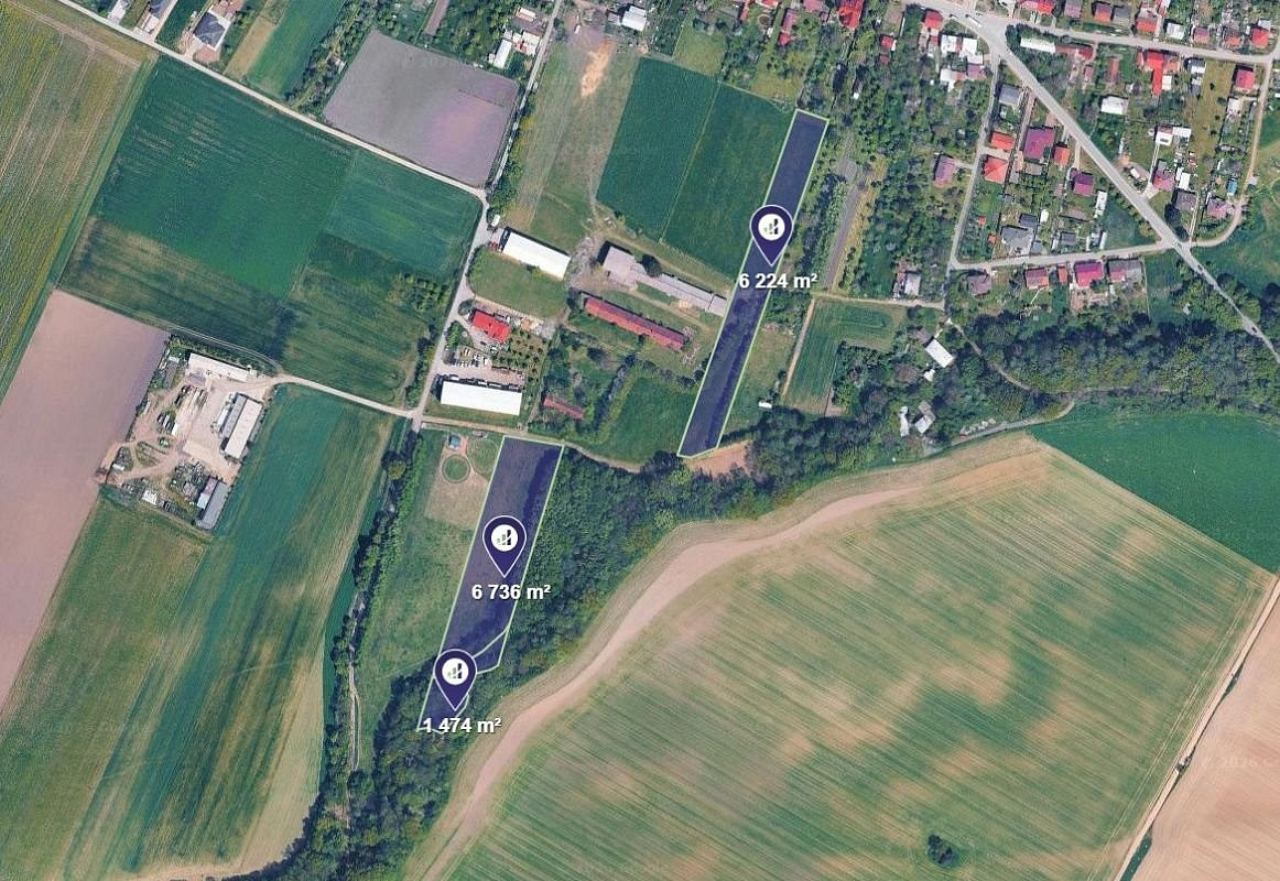 Prodej pole 6 343 m²