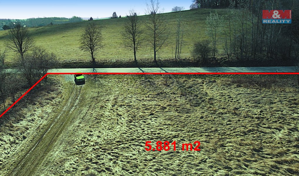 Prodej louky 5 881 m², Mirošovice – náhled fotky 4