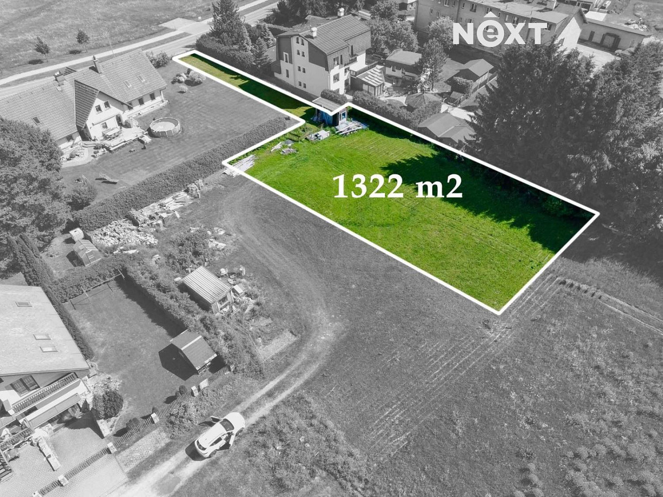 Prodej stavebního pozemku 1 322 m²