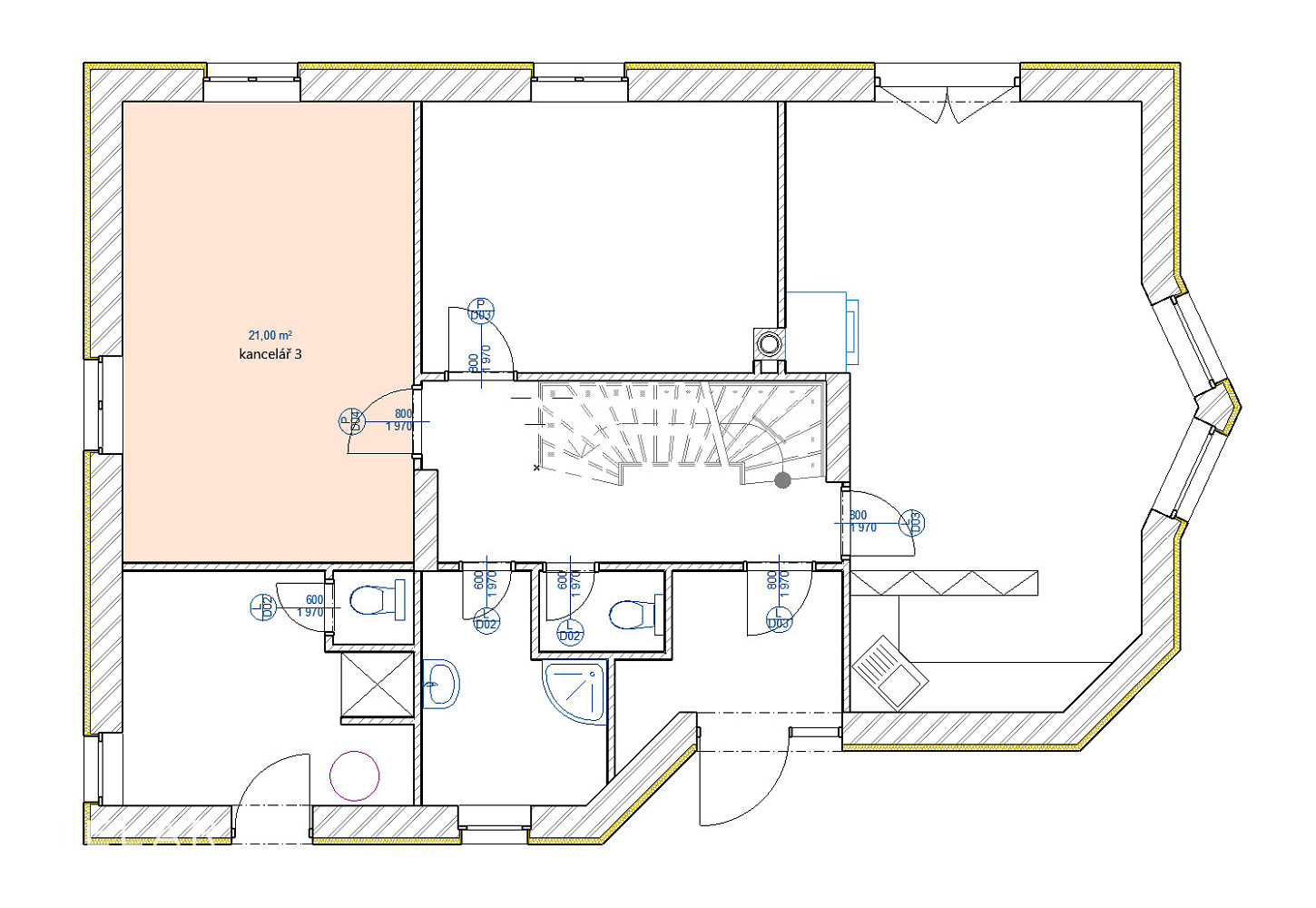 Pronájem kanceláře 21 m² – fotografie 2