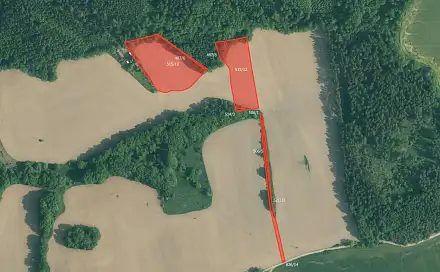 Prodej pole 13 267 m², Hluboká nad Vltavou - Purkarec, okres České Budějovice