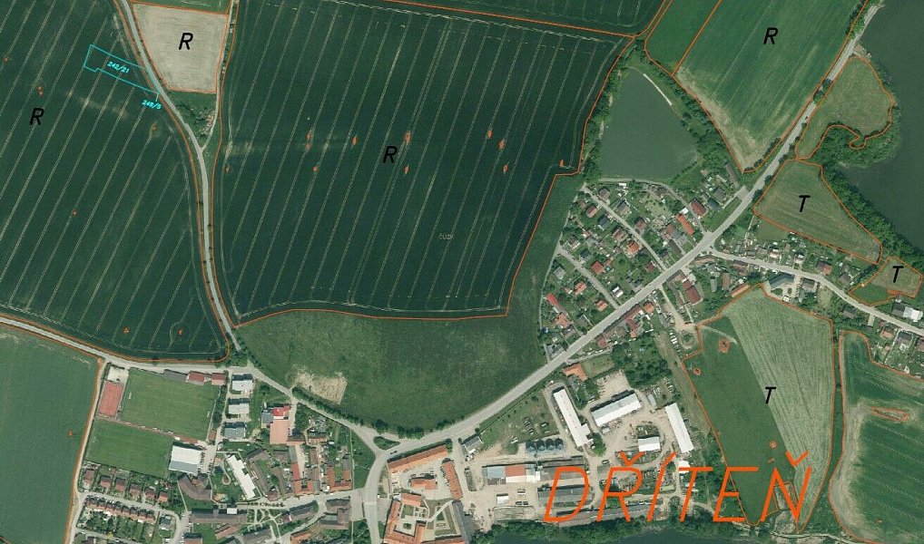 Prodej pole 2 330 m², Dříteň – náhled fotky 6