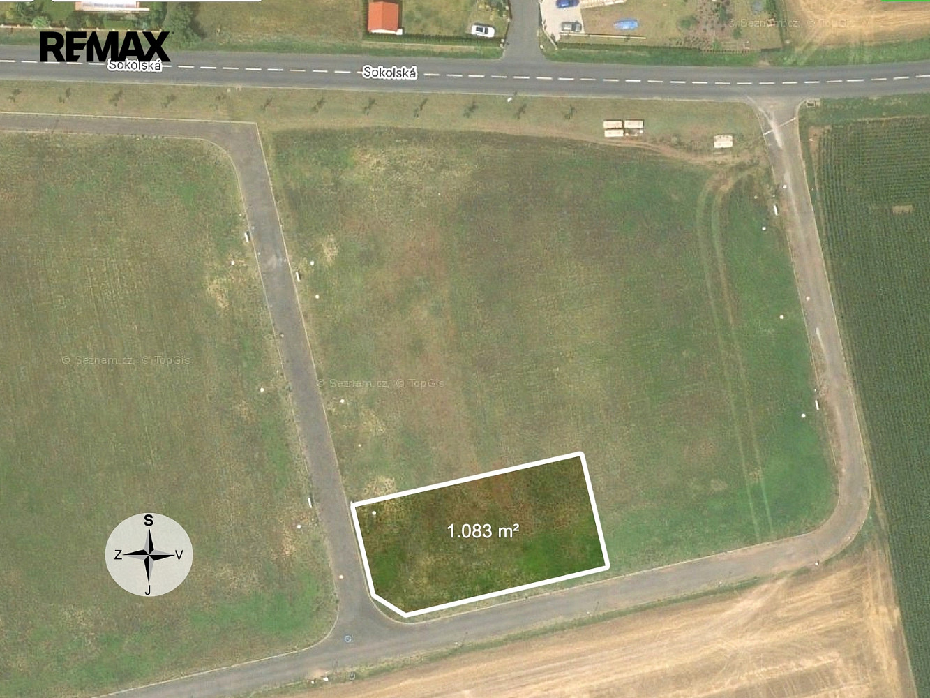 Prodej stavebního pozemku 1 083 m²