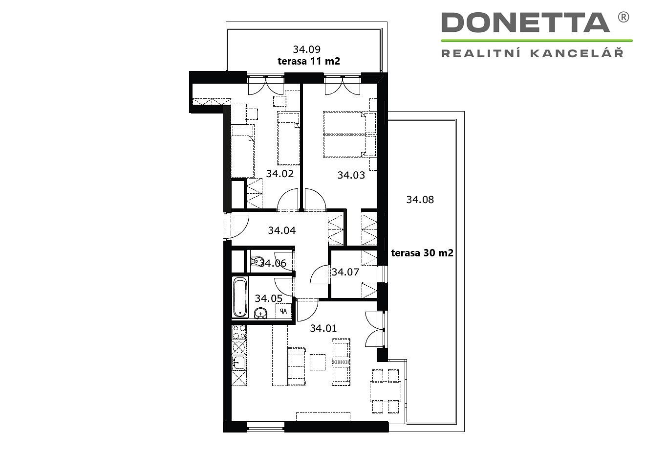 Prodej bytu 3+kk 75 m² – fotografie 4