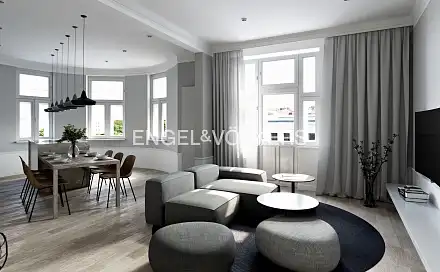 Pronájem bytu 4+kk 167 m², Laubova, Praha 3 - Vinohrady
