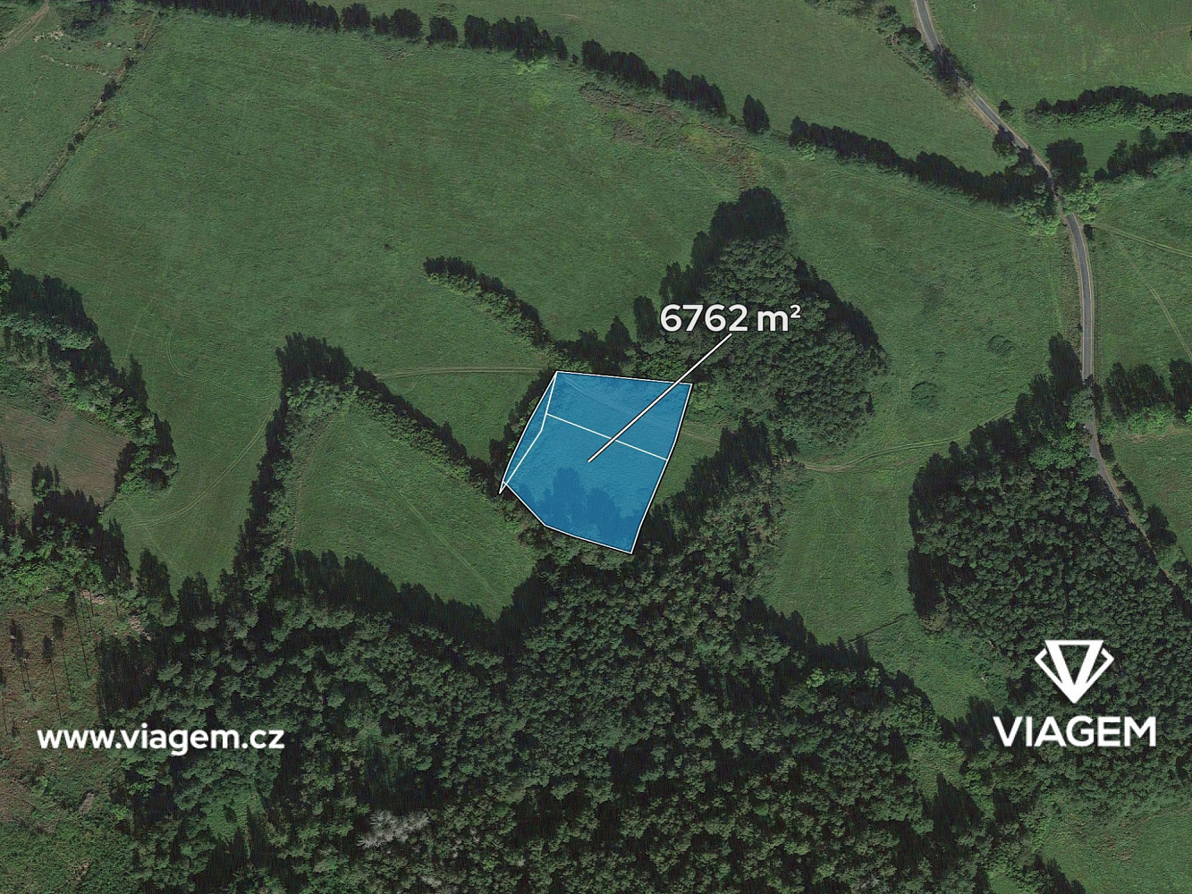 Prodej pole 1 127 m² - View 2