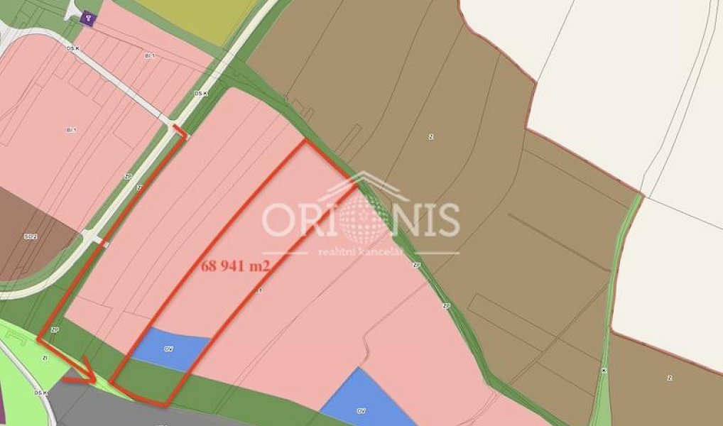 Prodej stavebního pozemku 68 941 m², Chomutov – náhled fotky 3
