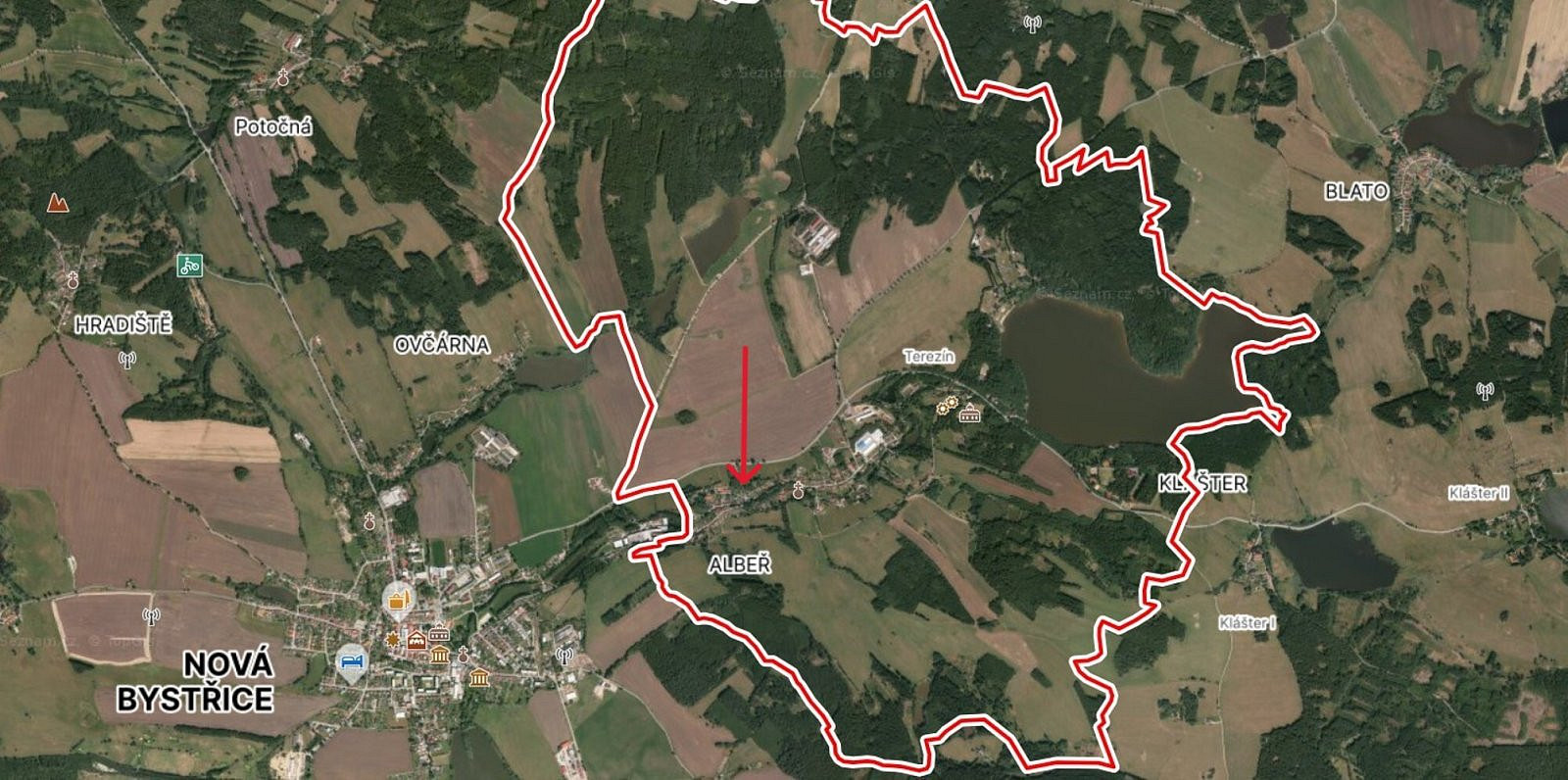 Prodej stavebního pozemku 1 074 m²