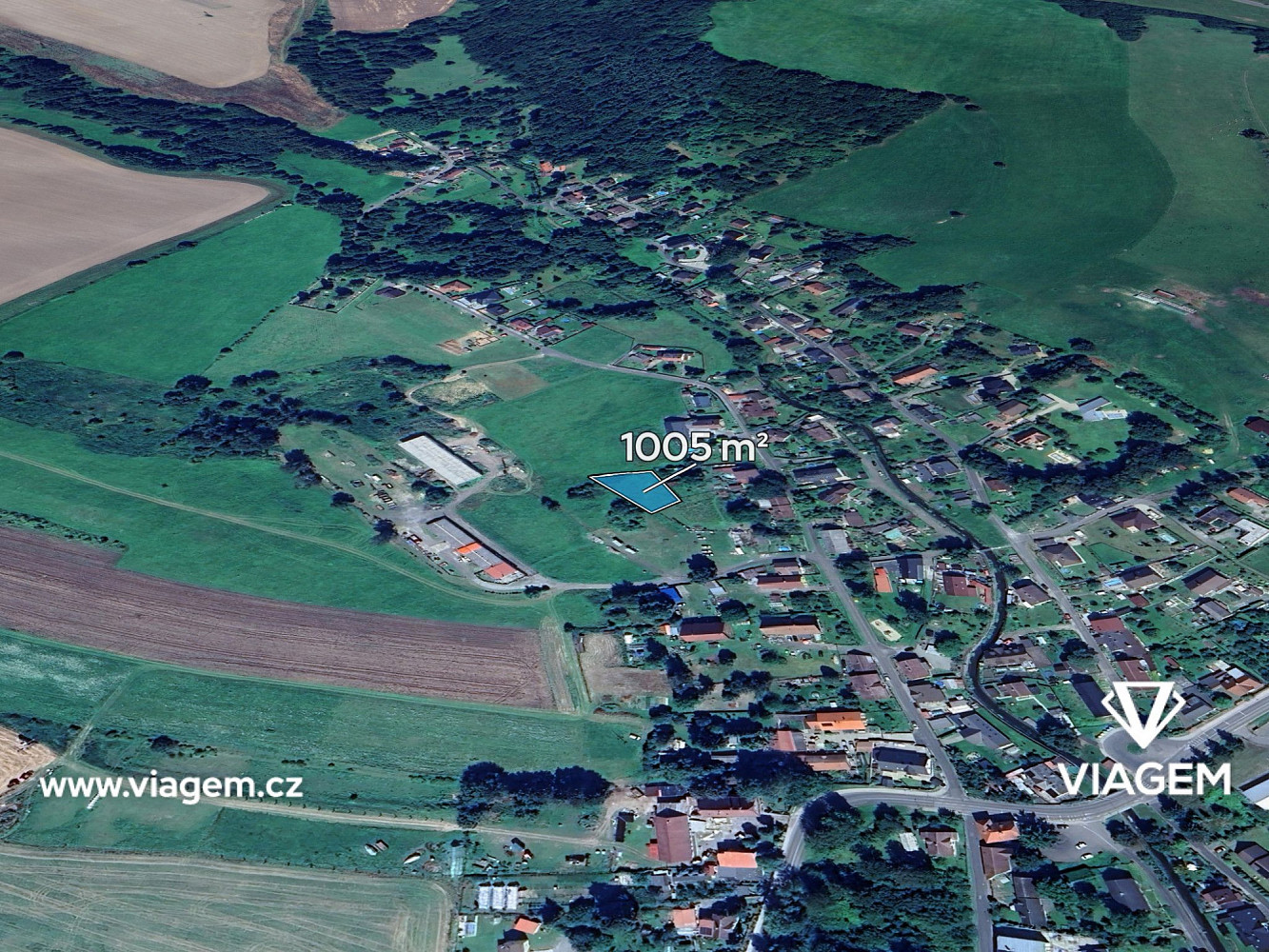 Prodej stavebního pozemku 1 005 m²