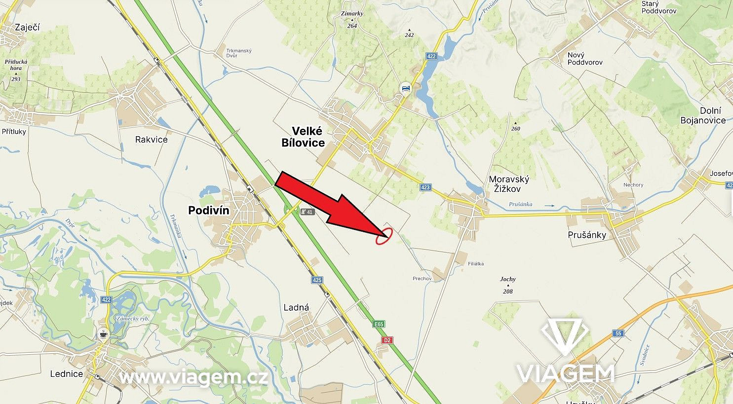 Pole 10 088 m², Podíl 20 % o výměře 2 018 m² – pohled 3