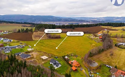 Prodej stavebního pozemku 6 841 m², Nebahovy, okres Prachatice