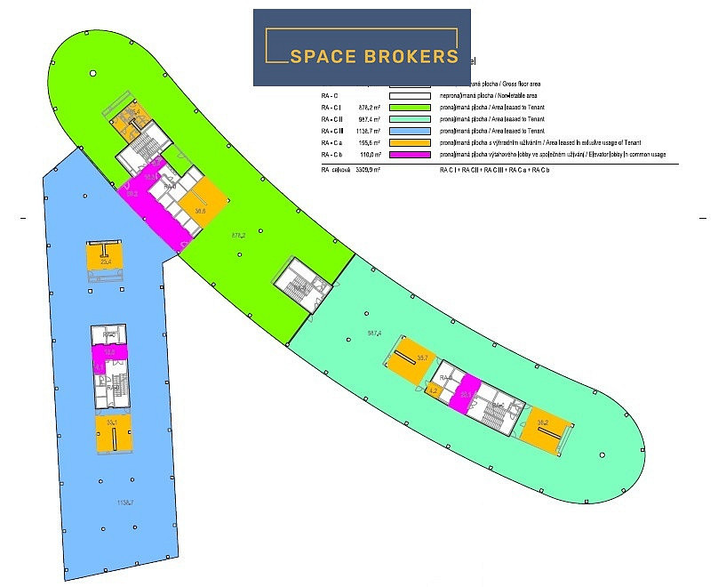 Pronájem kanceláře 825 m² — photo 3