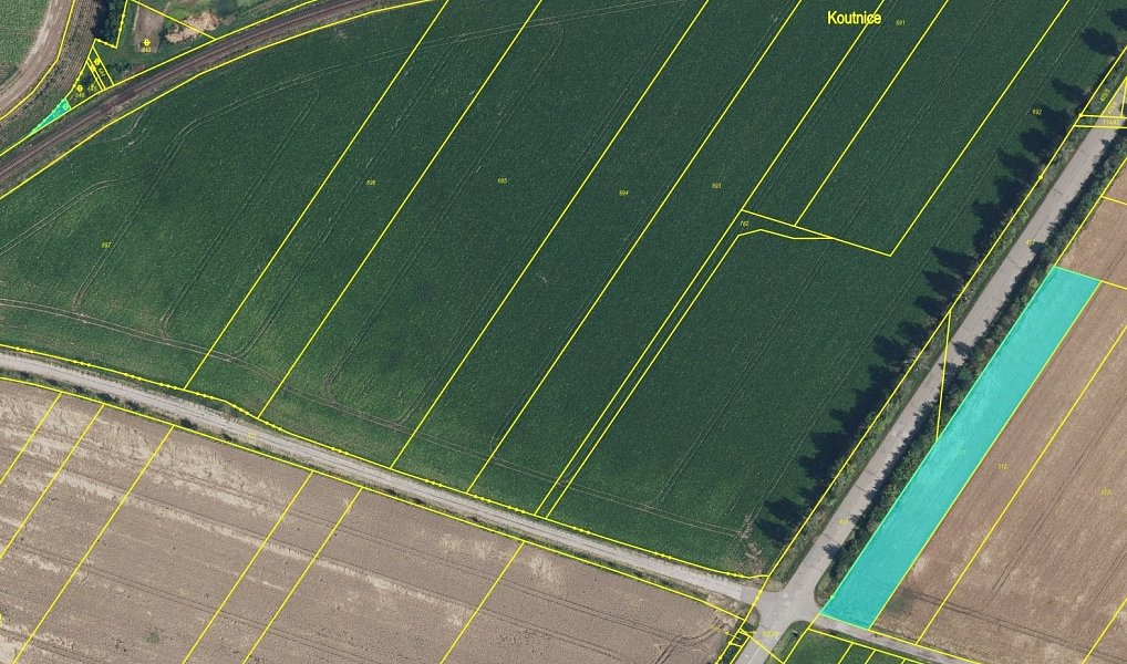 Prodej pole 2 481 m², Hněvčeves – náhled fotky 5
