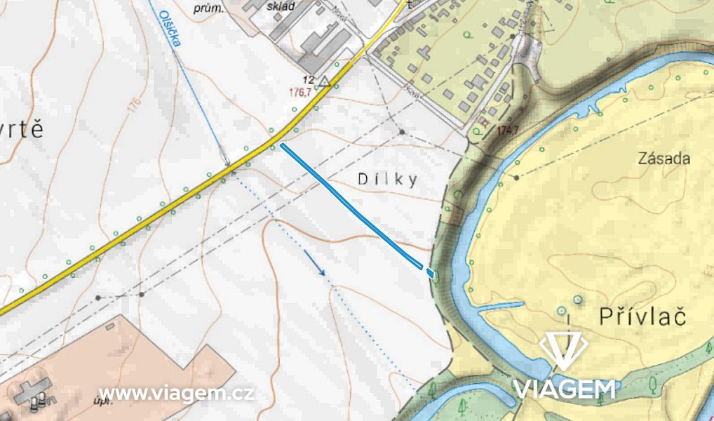 Prodej pole 790 m², Rohatec – náhled fotky 3