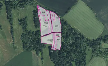 Prodej lesa 18 766 m², Liběšice - Trnobrany, okres Litoměřice