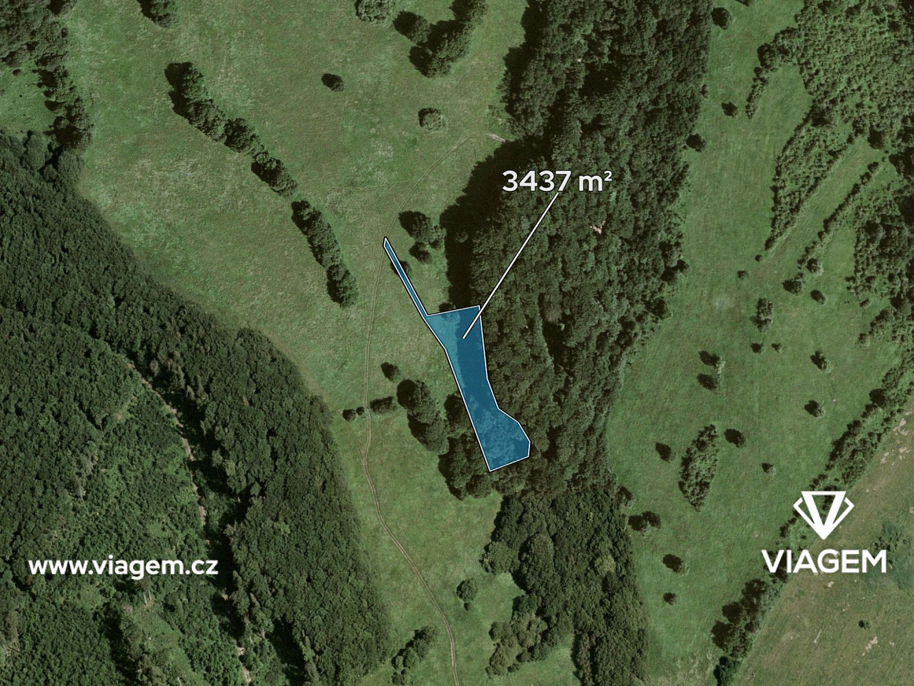 Prodej pole 859 m² – fotografie 2