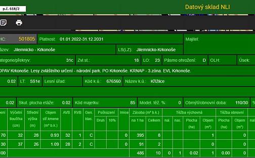 Prodej pozemku 1 250 m², Jestřabí v Krkonoších, okres Semily