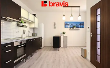 Pronájem bytu 1+kk 31 m², Křenová, Brno - Trnitá