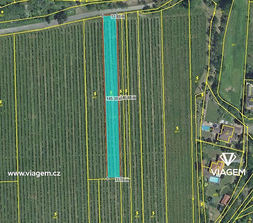 Prodej pole 595 m² – fotografie 3