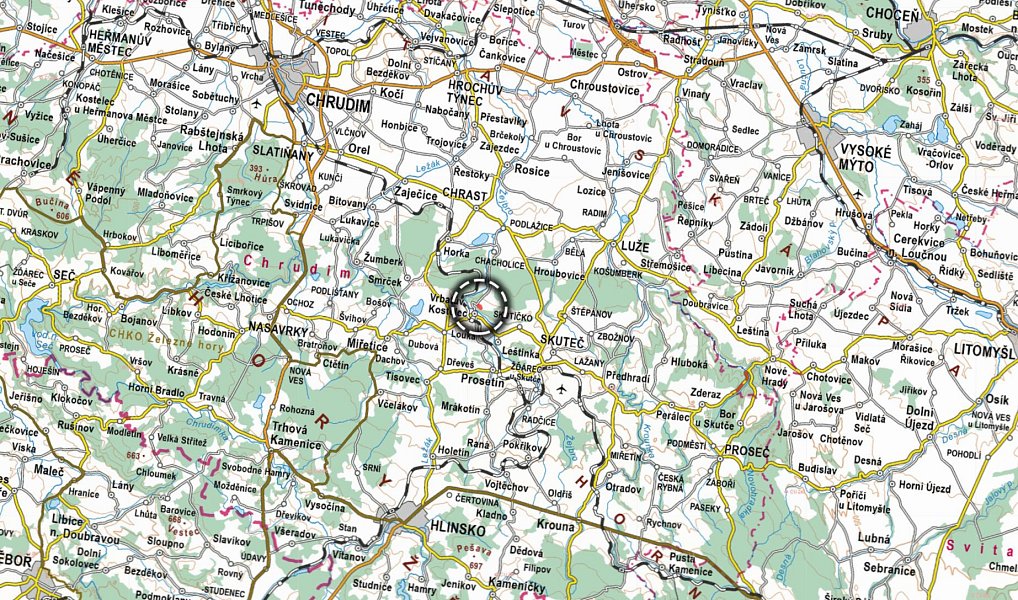 Prodej pole 2 238 m², Chrast – náhled fotky 3