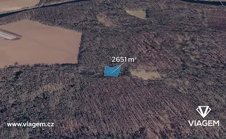 Prodej lesa 1 325 m², Přerov nad Labem, okres Nymburk
