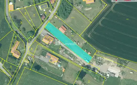 Prodej stavebního pozemku 1 371 m², Věžovatá Pláně, okres Český Krumlov