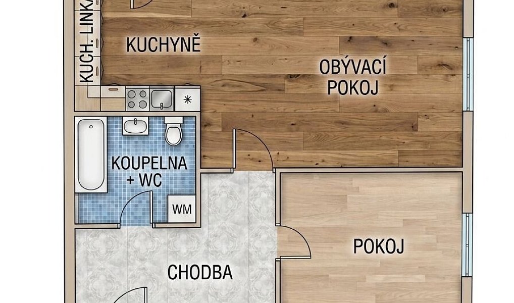 Prodej bytu 2+kk 53 m², Strážnice – náhled fotky 15